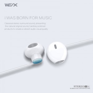 WEX 305 Tradional Earphones, Wird Earphones, Wired Headphones, EAR Buds